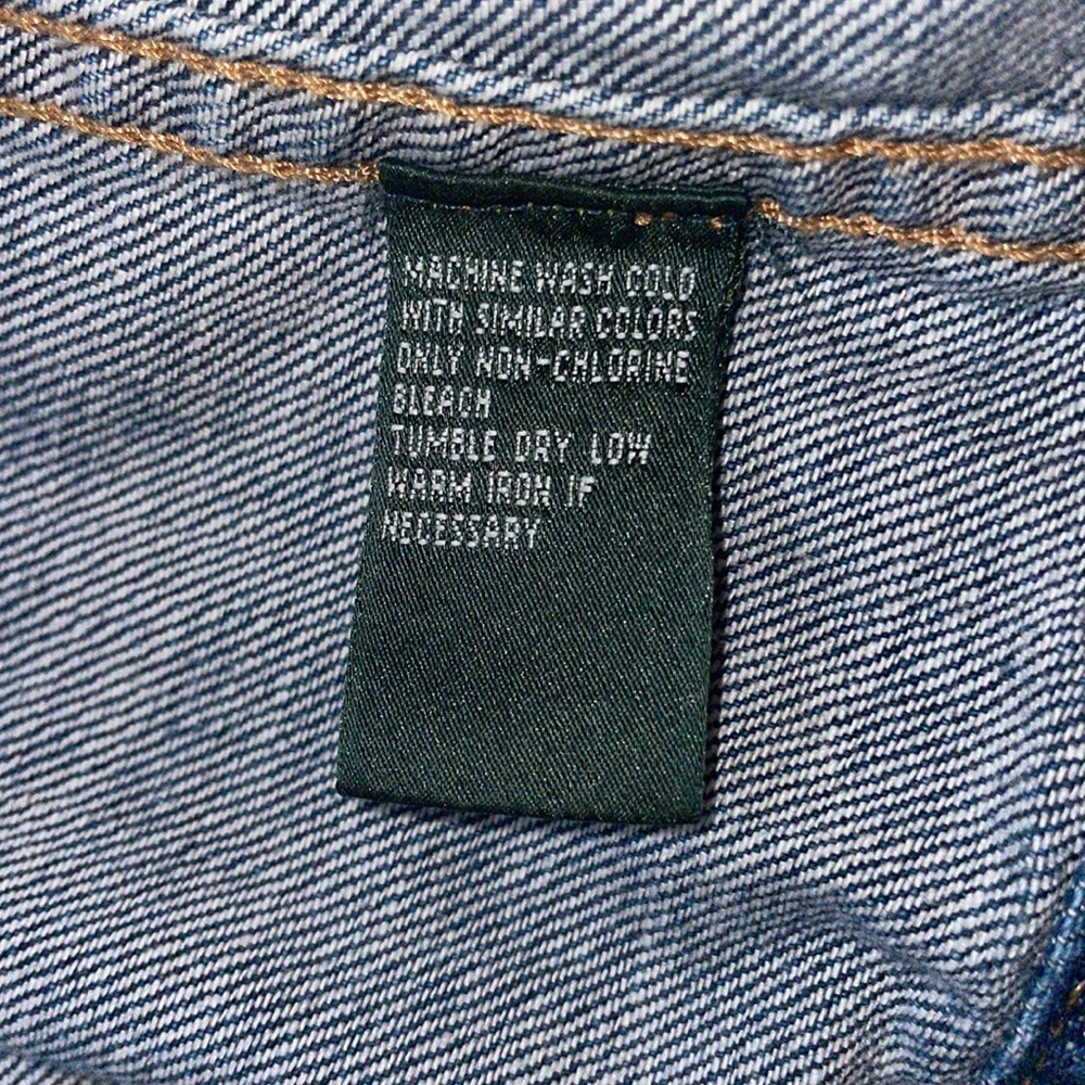 Lauren Jeans Co. Southwestern Style Beadwork Trucker Jacket, Size Small - Picture 15 of 17